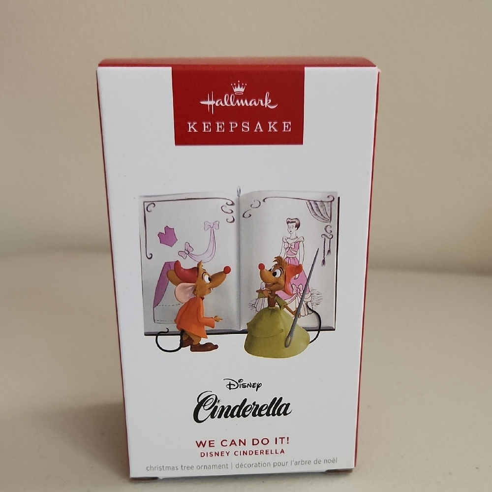 Hallmark Keepsake Disney Cinderella Ornament - Red and White